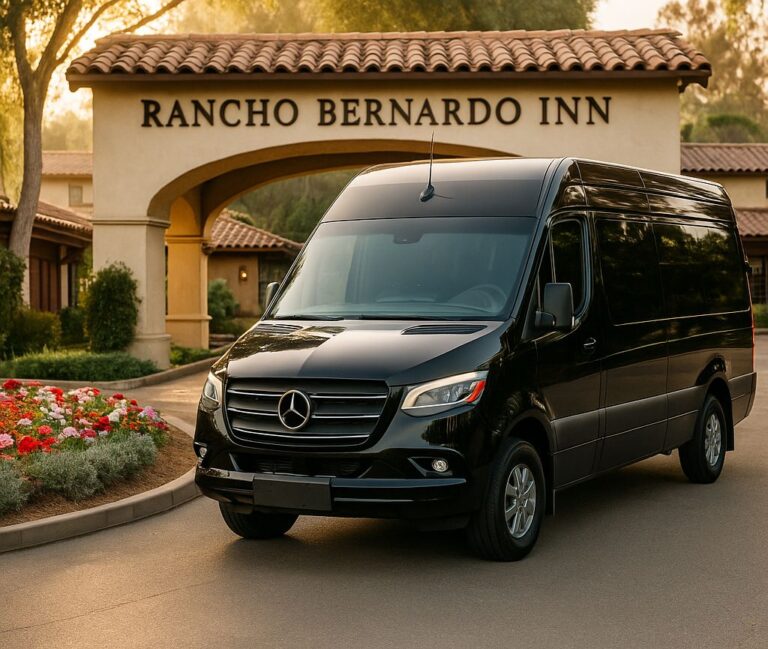 Rancho Bernardo Inn transportation Sprinter van private chauffeur service