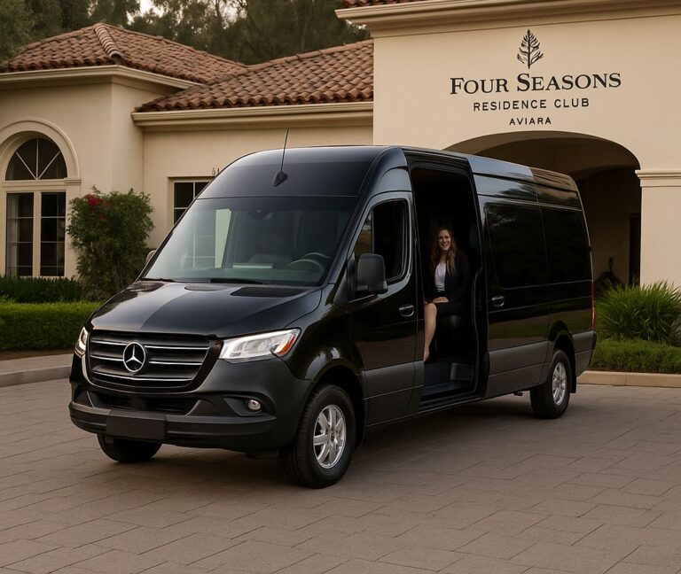 Four Seasons Aviara transportation with luxury Sprinter van service