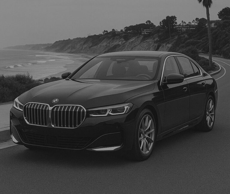 Del Mar Car Service – Luxury Black Sedan Airport Transportation for SAN Departures