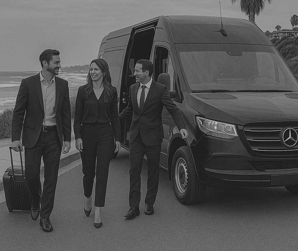 Del Mar Car Service – Private Chauffeur Pickup with Luxury Sprinter Van