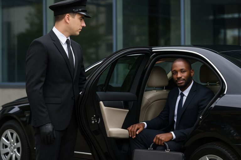 Private Chauffeur Service San Diego – Professional Driver and Luxury Black Car by Richline