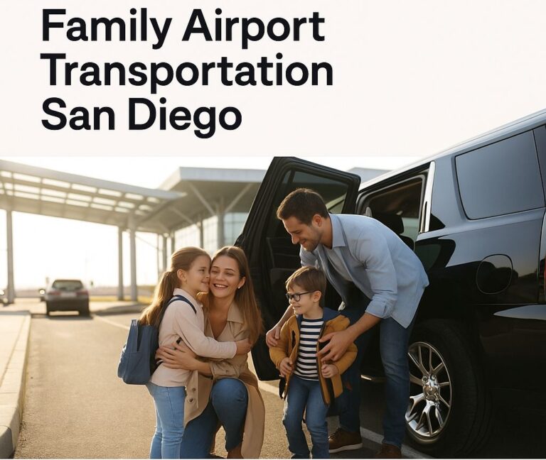 Family Airport Transportation San Diego – Chauffeured SUV Ride for Families