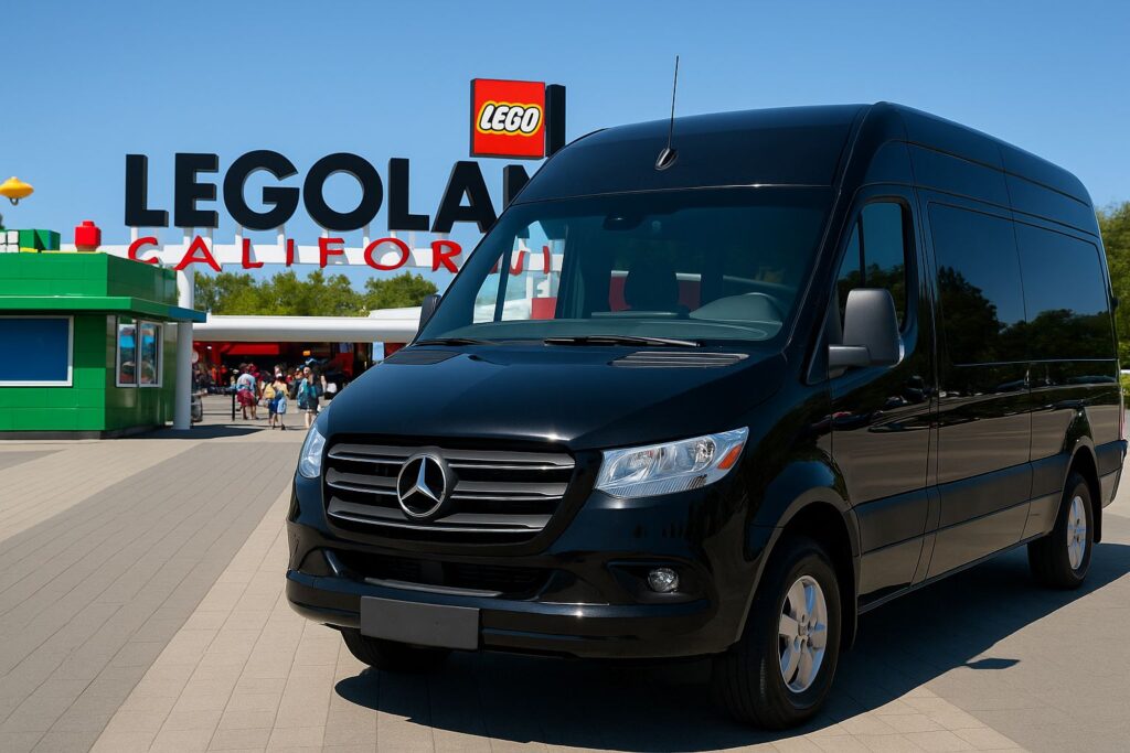 LEGOLAND Shuttle Service – Mercedes Sprinter Van at LEGOLAND California Resort