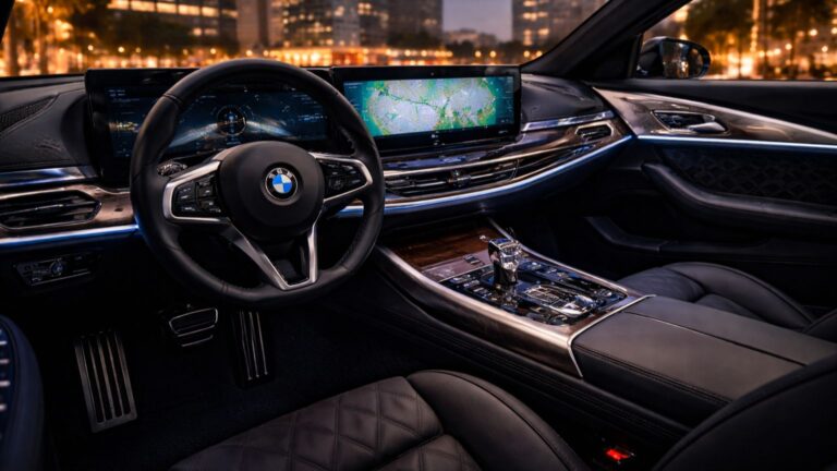 Luxury executive vehicle interior for Estancia La Jolla Hotel car service with premium comfort and chauffeur transportation