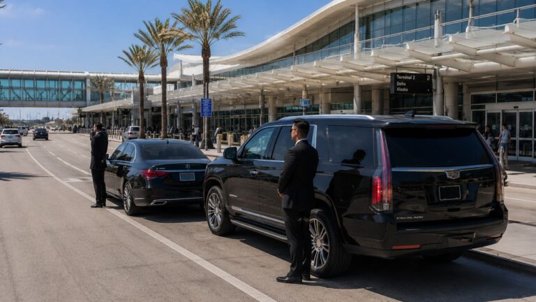 Where to Meet Your Chauffeur at a designated airport terminal pickup location