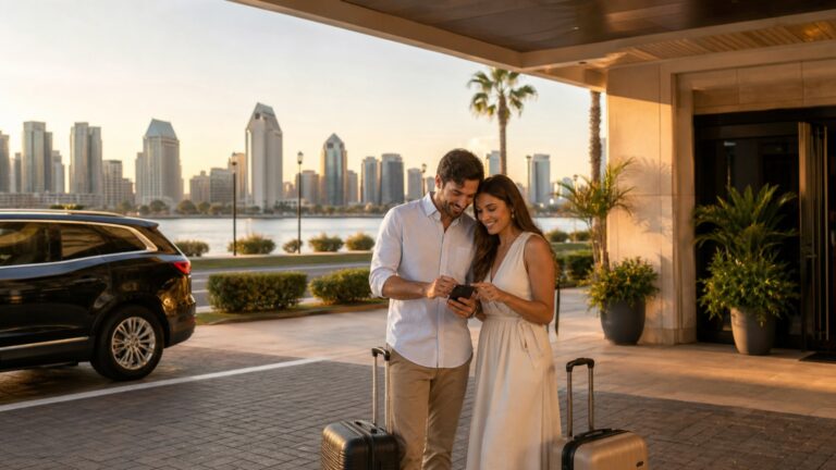 Where to stay in San Diego without renting a car travelers planning a waterfront hotel arrival in San Diego